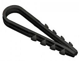 Дюбель-хомут 5-10мм нейлон черный