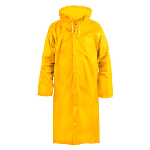 Дождевик желтый EVA с капюшоном (на кнопках) Komfi/50