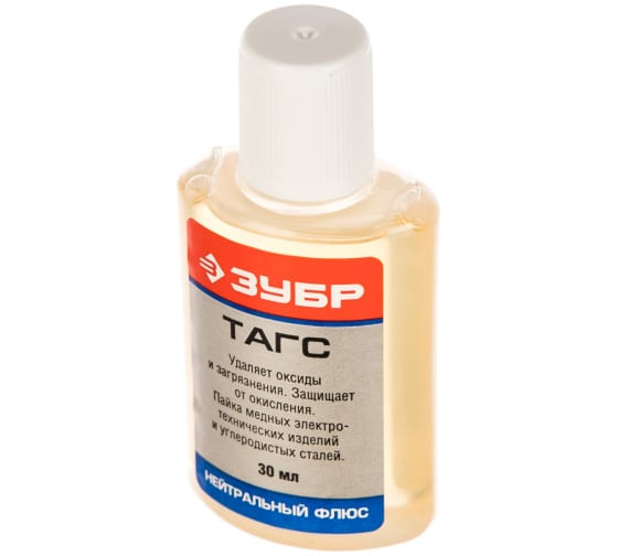 Флюс ТАГС пластиковый флакон 30мл ЗУБР