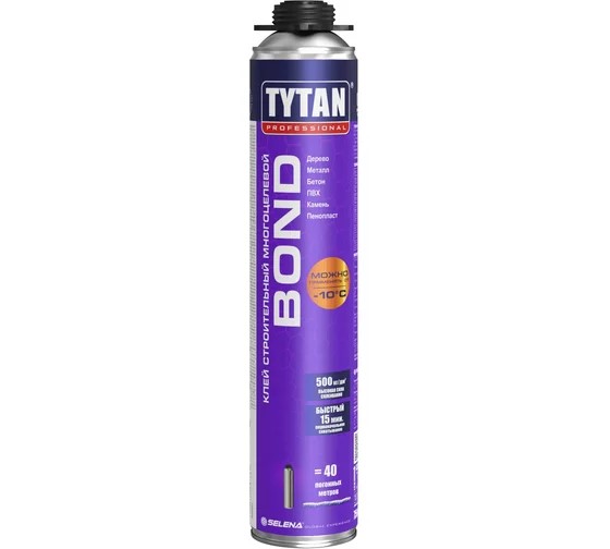 Клей строительный многоцелевой Bond Tytan Professional 750 мл
