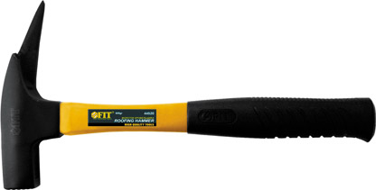 Молоток кровельщика, фиберглассовая усиленная ручка 600 гр. FIT