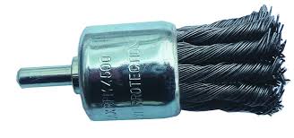 Щетка-крацовка кистевая,30мм со шпилькой,витая стальная проволока, 30мм