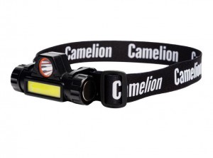 Фонарь налобный Camelion LED53405 акк.3.7V 2 режима