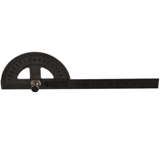 Переставной угломер 0-180 гр с линейкой 150мм Энкор