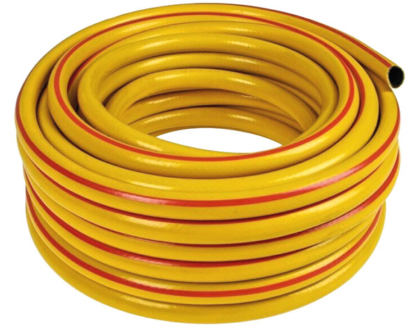 Шланг 3/4" *2,2 мм, 25 м поливочный трехслойный армированный желтый