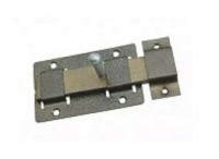 Задвижка дверная с полимерным покрытием движок, 130*30мм