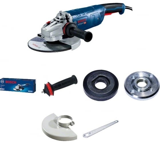 Углошлифовальная машина УШМ GWS 24-180 180мм, 2400Вт/8500оборотов  Bosch 06018C2000