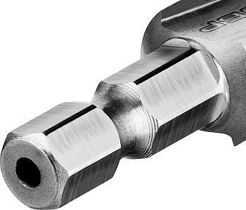 Сверло 4-12 9 ступеней д=4-12, Л=65мм шестигран.хвост 1/4"мм, Зубр 