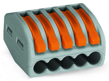 Клемма розеточная 5*0,08-2,5/0,08-4 Wago