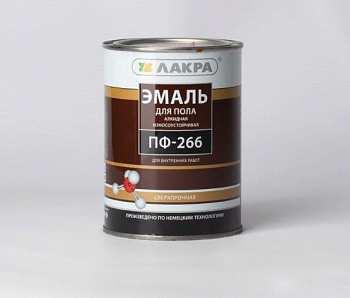 Эмаль для пола ПФ-266 желто-коричневая 2,2кг