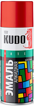 Краска универсальная коричневая 520мл RAL8017 KUDO