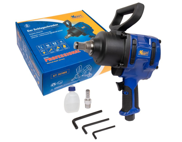Гайковерт пневматический 3/4 1800 НМ ударный Kraft KT 707005