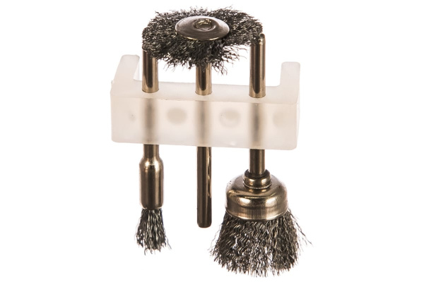 Корщетки из нержавеющей стали, набор 3 шт/FIT