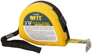 Рулетка строительная  5м*19мм Профи калиб.лента.магнитная FIT