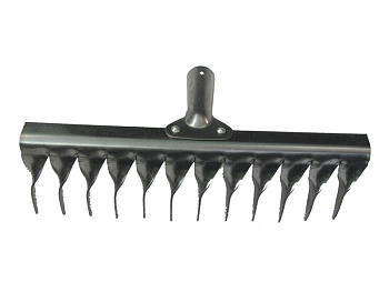 Грабли 12-ти зубые, витой зуб нержавейка