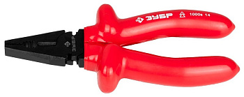 Плоскогубцы 160мм комбин.,диэлектрич.,высоков, маслобензост.рук. ЗУБР