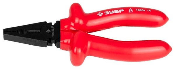 Плоскогубцы 160мм комбин.,диэлектрич.,высоков, маслобензост.рук. ЗУБР