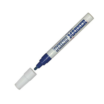 Маркер-краска MunHwa СИНИЙ 4мм, пулевидный 