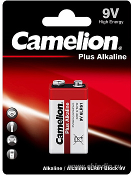 Батарейка Camelion PLUS Alkaline 6LR61 (крона)