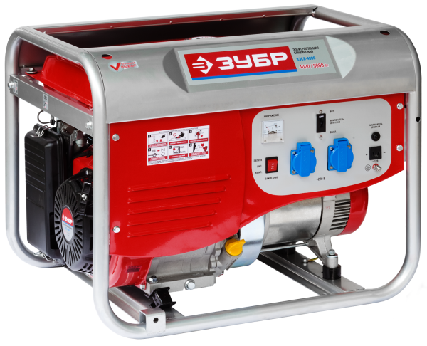 Электрогенератор 5000 Вт, МАСТЕР ЗУБР