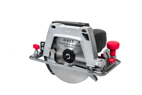 Пила дисковая циркулярная P.I.T.  РКS200-С МАСТЕР (2000Вт, 200диск, 5500 об.мин, глубина пропила 70мм, стац-е крепл.) P.I.T 