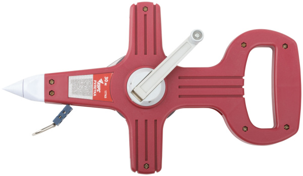 Рулетка землемерная,стальная лента,  пластиковый корпус 50м