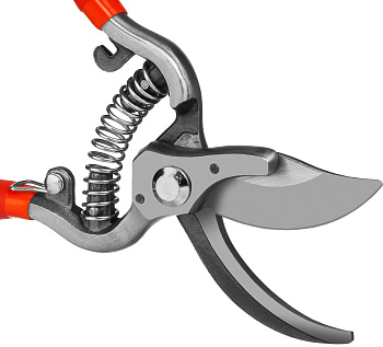 Секатор 210мм цельнокованый, с эргономичными рукоятками, плоскостной, рез до 25 мм, GRINDA