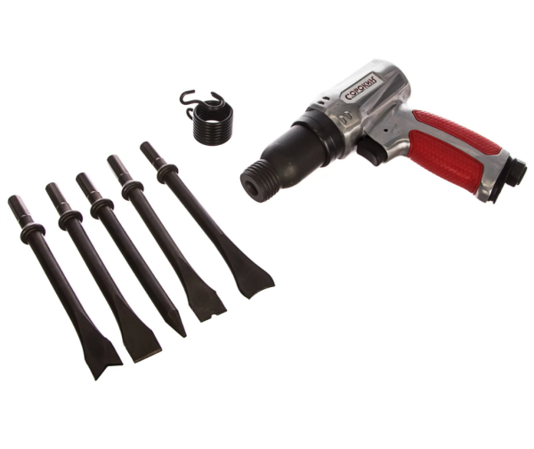 Пневмомолоток, 5 насадок Сорокин 2.15