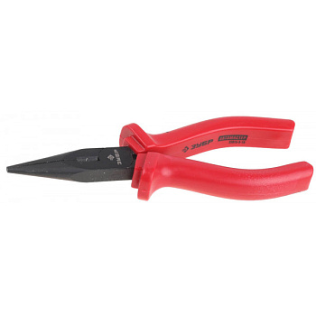 Тонкогубцы 160мм маслобензостойкая рукоятка, оксид.покрытие с полировкой