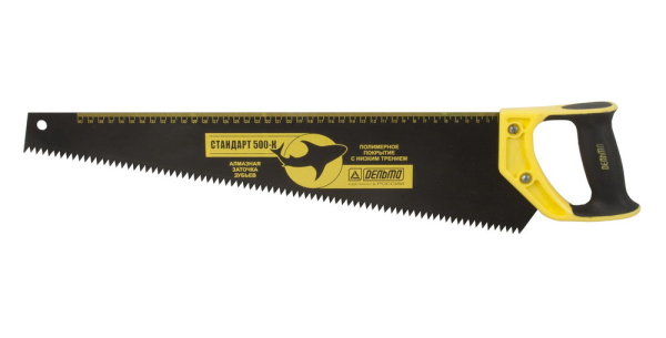 Ножовка по дереву 400мм,трапец.полотно,универс.зуб,шаг 4,5мм