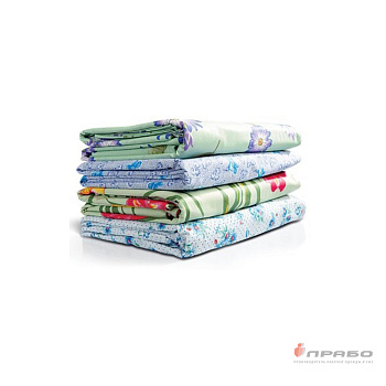 Комплект полутораспальный из набивной бязи с наволочкой 60х60 см