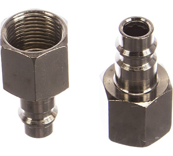 Ниппель универс.быстросъем папа,внутр резьба 3/8 2 шт 57060