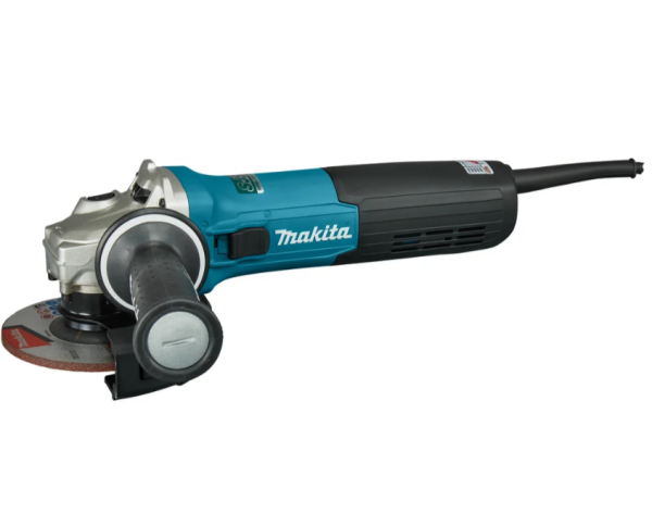 Углошлифовальная машина УШМ GA5090X01 Makita (ф125мм,1900Вт,2800- 11500 об\м, регу/стаб, об., слайдер, AFT, SJSII, пл. пуск, безынстр. кожух)