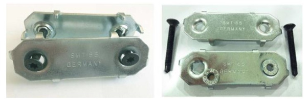 Механическое неразъемное соединение ленты "SMT-65" (25 шт. соединителей+бита)