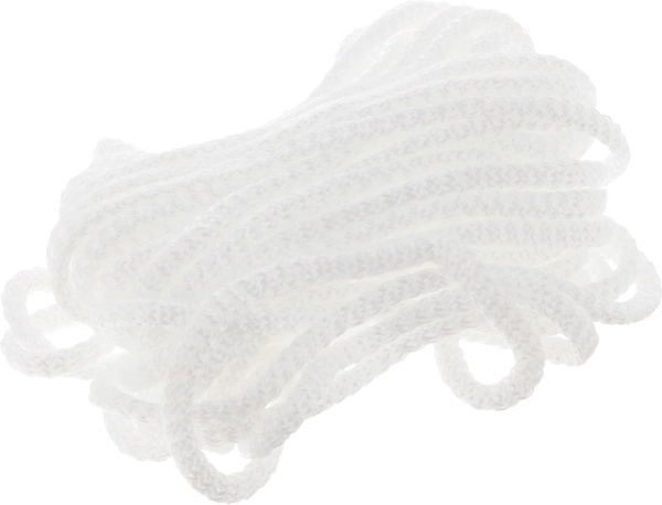 Шнур 8мм 20м (белый) с сердечником