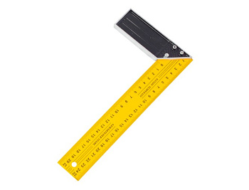 Угольник 300мм металлический, двусторонняя разметка/ РемоКолор