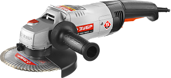 Углошлифовальная машинка (болгарка) ЗУБР УШМ-180-1800 ПМ3,180мм,800 об/мин 1800Вт