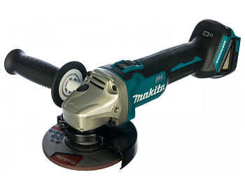 УШМ акк б\щет,ф125мм,18В,Li-ion,3000- 8500об\м,2.3кг,кор,б\акк и з\у,пл пуск,anti-restart,защита от Makita