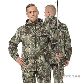 Костюм мужской "Турист" КМФ зеленая сетка (куртка и брюки)