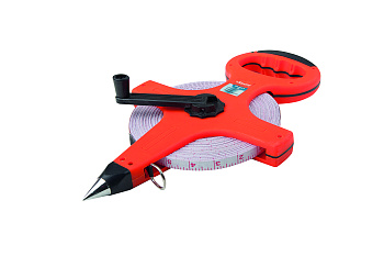 Рулетка 50 м геодез. ФИБЕРГЛАСС, ШТЫК ДЛЯ ФИКСАЦИИ, Sturm!