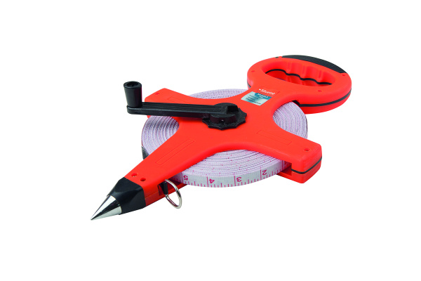 2010-07-GP-50 Рулетка 50 м геодез. ФИБЕРГЛАСС, ШТЫК ДЛЯ ФИКСАЦИИ, Sturm!