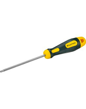 Отвертка KRAFTOOL TORX Hole 20*100мм Cr-Mo-V сталь, двухкомпонентная рукоятка