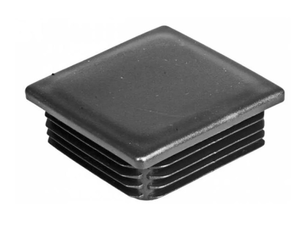 Заглушка д/труб квадрат 100*100мм черная (130шт)