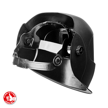 Маска сварщика МС-10 DIN10 светофильтр стеклянный/ ЗУБР 