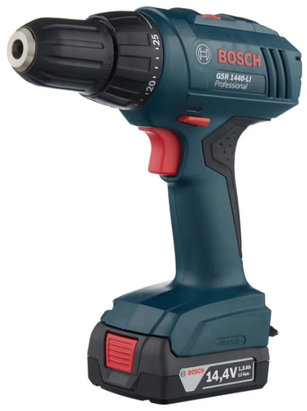 Шуруповерт акуумуляторный Bosch 1440-LI 2акк 1.5 Ач+ЗУ