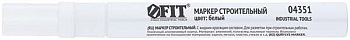 Маркер строительный с жидким красящим составом 2мм, черный, алюминевый корпус/ FIT