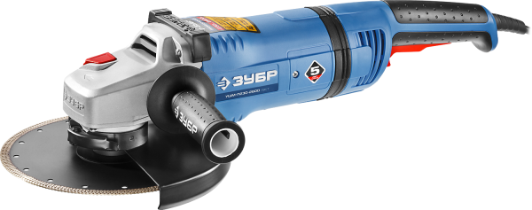 Углошлифовальная машина (болгарка), 2600Вт, 230мм, МАСТЕР ЗУБР