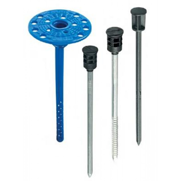 Дюбель 8/60М3-220 с забивным элементом из оц. стали с накаткой и термоголовой фасадный Еvofast®