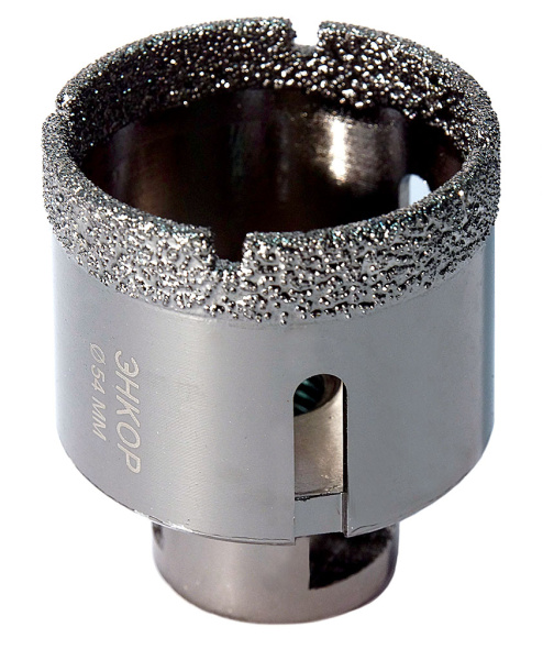 Коронка 64мм по керамограниту алмазная М14 для УШМ /Энкор