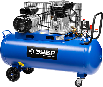 Компрессор ременной масл., 2200 Вт, 100л, 440л/мин, ПРОФ ЗУБР
